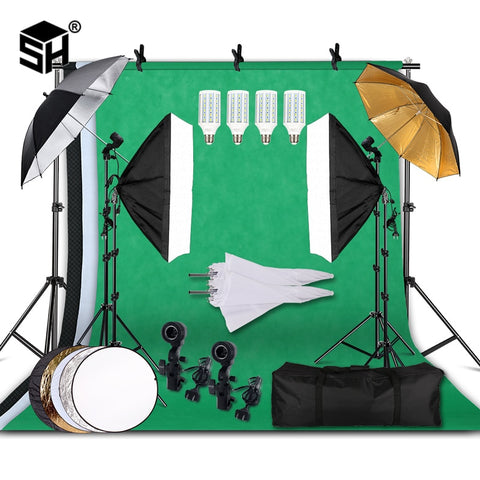 Professional Photography Lighting Equipment Kit